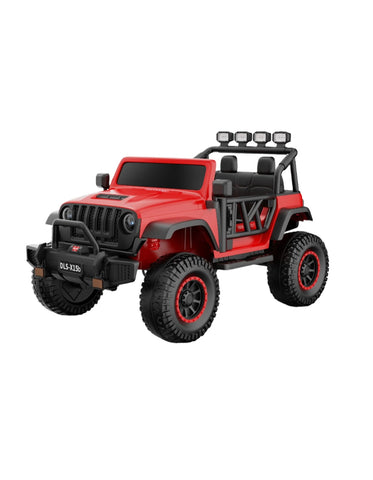 Monster Jeep 24V Ride-On Car – 2-Seater | 4X4 | 4 x 200W Motors | Lifted Suspension | Rubber Wheels | Parental Remote