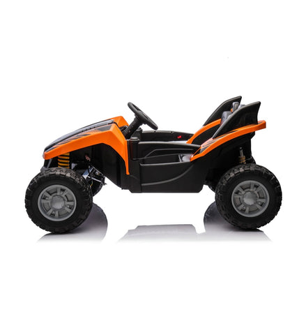 Shark Dune Racer 24V 4x4 Kids Electric Buggy – 2-Seater Ride-On with Rubber Tires, Leather Seats & Metal Frame