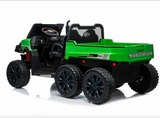 2024 Farm Truck Tractor w/ Tipper | Electric Kids Ride on Car | 4x4 | 6 wheels | 24Volts