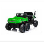 2024 Farm Truck Tractor w/ Tipper | Electric Kids Ride on Car | 4x4 | 6 wheels | 24Volts