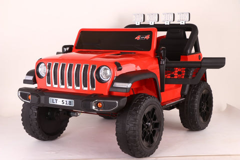 2023 Monster Jeep Quad 4x4 w/ Leather Seats 2 Seater | Ride on Car | Remote Control | Off-Road Rubber TIres